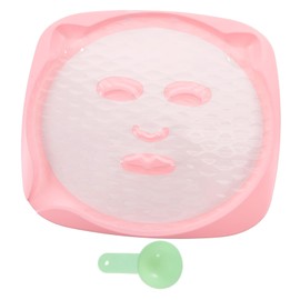 WOONEKY Set of 2 Women's Mask Molds Reusable Mud Mask Plates for Diy Facial Making