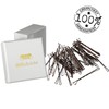 HAARallerliebst Hair Clips (50 Pieces | Dark Brown Shiny |