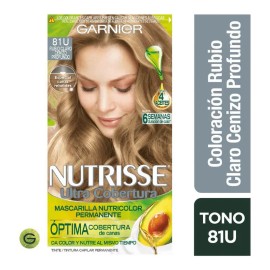 Tinte Garnier Tono 81u Rubio Claro Cenizo Profundo 81u Rubio Claro Cenizo Profundo