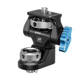 DFCINE Camera Monitor Mount for ARRI-Style | Swivel and Tilt Adjustable Monitor Holder with Retractable Locating Pins | Monitor Mount Compatible | 1/4” to 3/8” Screw Adapter | Max Load 4.5kg