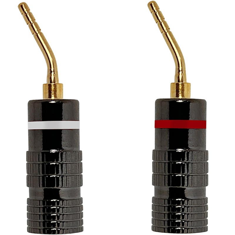 tunghey 4Pack Pin Banana Plugs,20-12AWG Pin Banana Plugs for Speaker