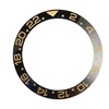 Ceramic Watch Bezel Ring Black Base Gold Digit Watch Bezel