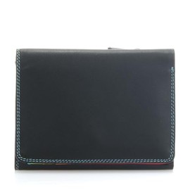 mywalit Medium Tri-fold Wallet Leather 12 cm, Black Pace, Compact