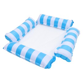 Kisangel Water Floating Mat Mesh Chair Foldable Inflatable Hammock for Pool Parties