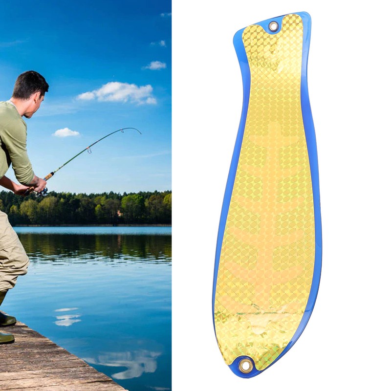 Sea Fishing Lure Flasher Fish Shape ABS Underwater Bait Hot