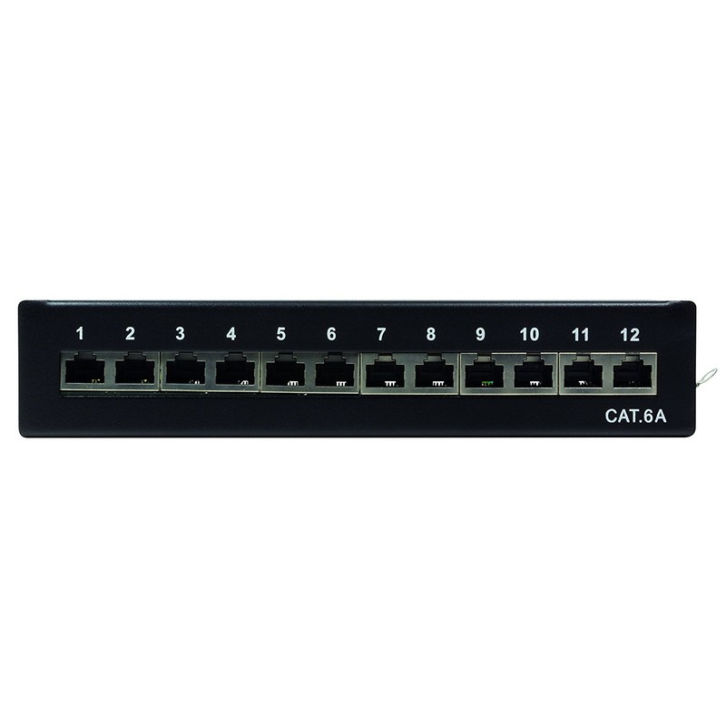BIGtec 12 Port CAT6a Patch Panel Distribution Panel Distributor Patch