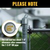 VIVIDA 1-5/8" Top Rail End for Chain Link Fence, Rail