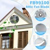 FB99100 Attic Fan Blade Propeller 12" 32 Degree 5 Blade
