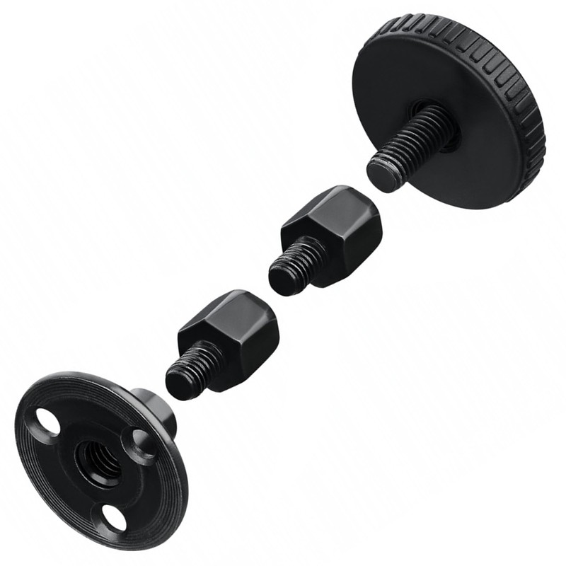 SUYAUU Adjustable Threaded Bed Frame Anti-Shake Tool, 4PCs Headboard Stoppers,