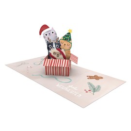 Graphic Workshop, Pretty Pop-Up Card, Three-Dimensional, Christmas, Merry Christmas