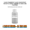 Summer Snow Entertainment CLEAR STRAWBERRY MIX SNOW CONE/SHAVED ICE FLAVOR CONCENTRATE MAKES 1 QUART