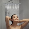 ILIKEPOW Rain Shower Head 8 inch Square Large Rainfall Overhead