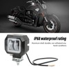 20 W 6500K LED Square Light Bar Spotlight DRL Angel