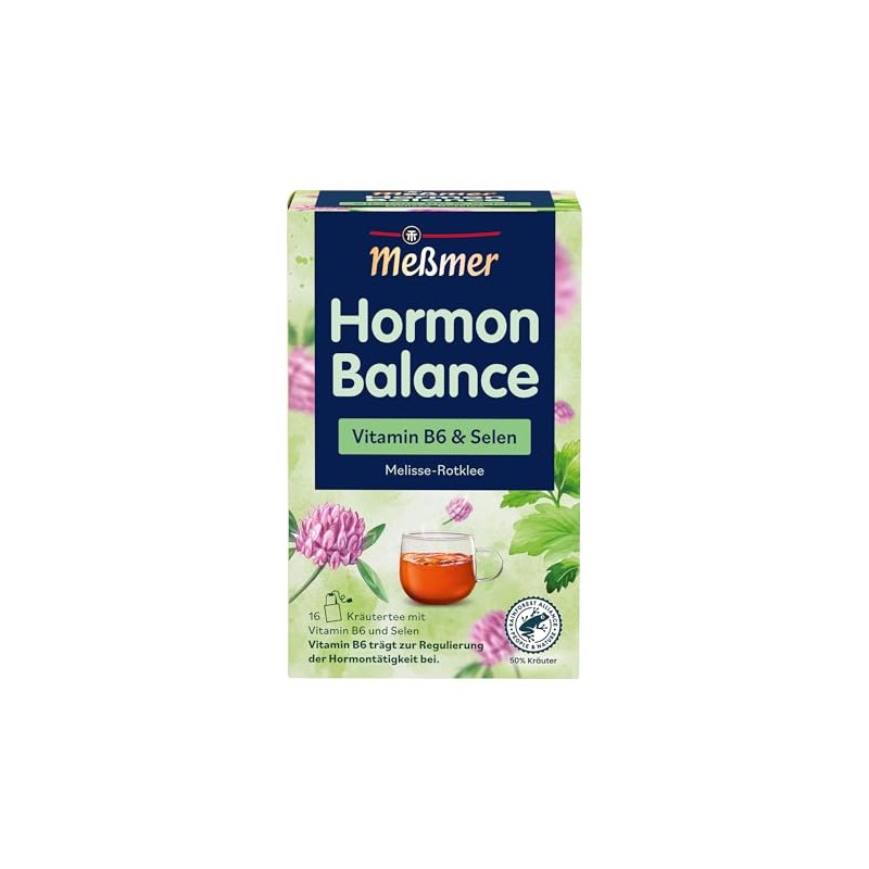 Meßmer Hormone Balance, Vitamin B6 & Selenium, Herbal Tea with