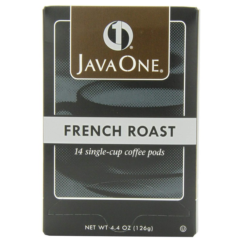 Java One French Roast Coffee, 14-Count Pods (Pack of 6)