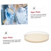 Mobestech 10pcs Nutrient Agar Petri Dish Plates Sterile Agar Medium