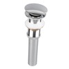 Bathroom Pop Up Drain Control Water Flow Copper Chrome Plating