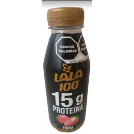 Lala 8 PACK  LECHE LALA 100 FRESA+ 15g PROTEINA  LACTOSE FREE 330ml EACH