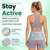 Sacroiliac Support Belt - 90cm Adjustable Back Support Belt (Green)
