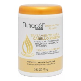 Nutrapel Tratamiento Para Cabello Reseco Con Keratina Nutrapel 1kg