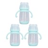 3pcs Self Grip Baby Bottle Bear Shaped Detachable Leakproof Infant