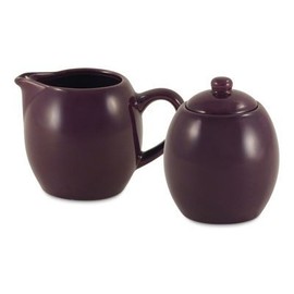 Amsterdam Cream and Sugar Set - Plum
