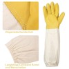 ERMWALR Goatskin Beekeeping Gloves, Puncture Resistant Beekeeping Gloves, Suitable for