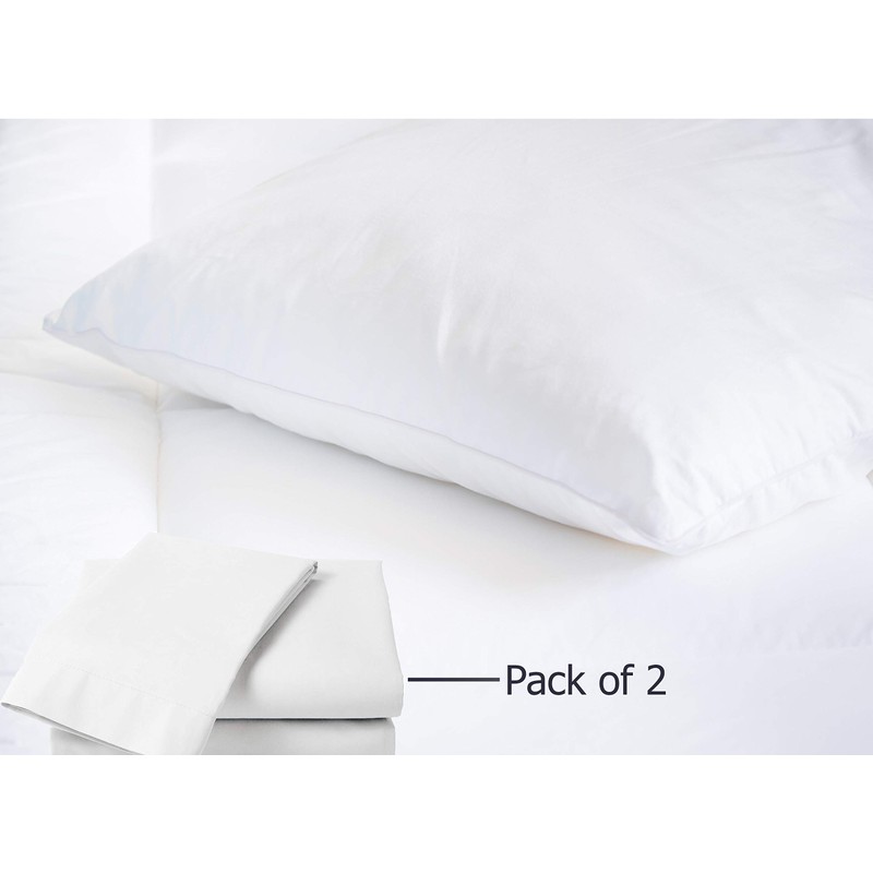House of Threads Pillow Cases 2 Pack, Wrinkle Resistant, Microfiber