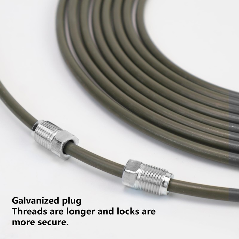 Copper Brake Line Set, 5 m, Diameter 4.75 mm, 20