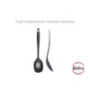 HUDSON Nylon Slotted Spoon. Dark Grey