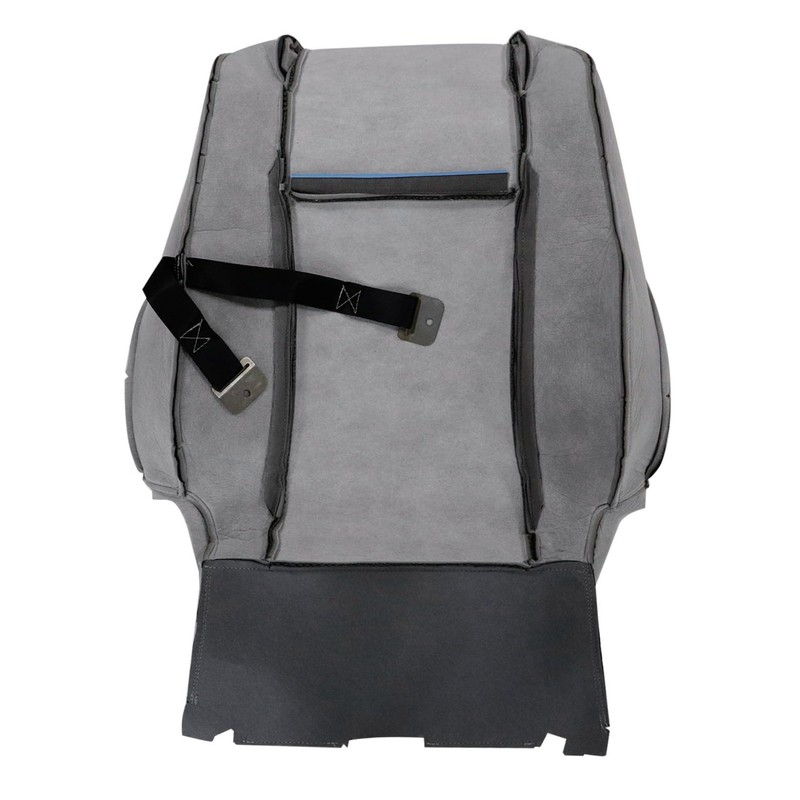 NLQR Front Passenger Back Replacement Seat Cover Cloth Gray Compatible