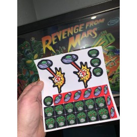 Bally Revenge From Mars Pinball Playfield Target/Ramp/Li
