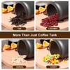 VINATO 1.2 L Stainless Steel Coffee Canister Vacuum Container for