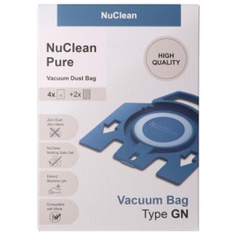 NuClean - Compatible With Miele 9917730 GN C3 Vacuum hoover Bag - (4 Bags, 2 Filters & Scented Freshners)