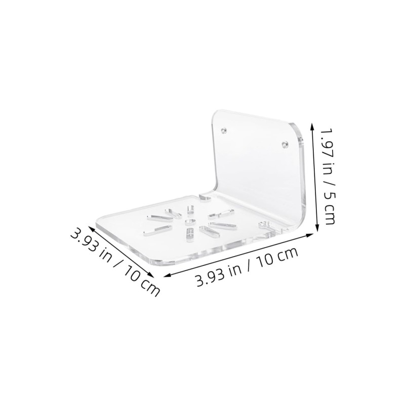 COHEALI 3 Pack Acrylic Wall Mount Shelf for Security Cameras