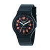 Casio Quartz MQ-71-4B Men's Watch, Black/Orange, sports