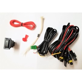 generic replacement part Pair right left fog lights & wiring kits for 2003 2004 2005 2006 honda element