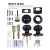 GITRANG (4 Pack) All Keyed Identical Deadbolt Door knob Single