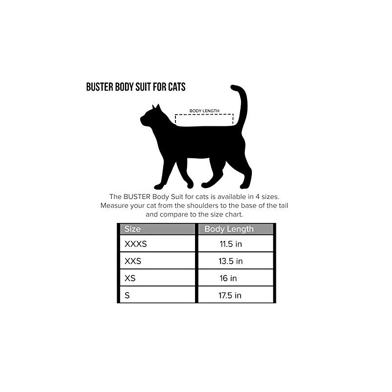 Kruuse Buster Padded Cat Protective Suit, 2X-Small