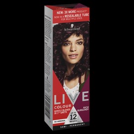 Schwarzkopf Buy Schwarzkopf Live Colour Rich Burgundy 75ml Online | Chempro Chemists