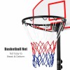 Adjustable Basketball Hoop System Stand with Wheels for Court Equipmentcolor: