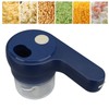 4 in 1 Vegetable Chopper, Cordless Mini Chopper Handheld Electric