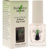 Biosource for nails natural therapy brilliant top coat, 0.4 oz