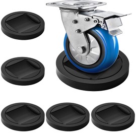 Zhulerzil Bed Stoppers to Prevent Sliding - 6 Pack Furniture Wheel Stopper for Hardwood Floor - Rubber Bed Frame Stopper Caster Cups fit All Wheels of Furniture, Sofa, Bed, Chairs