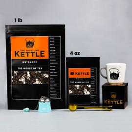 The Whistling Kettle Maple Taffy Tea- Sweet and Aromatic Black Flavored Tea with Cinnamon and Maple - 4oz (96 servings)