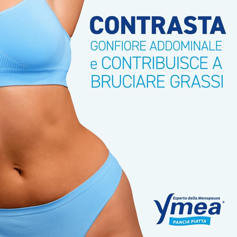 Ymea Pancia Piatta Integratore Alimentare Esperto della Menopausa, Contrastra il
