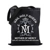 PWHAOO Marian Catholic Tote Bag Marian Consecration Tote Bag Mary