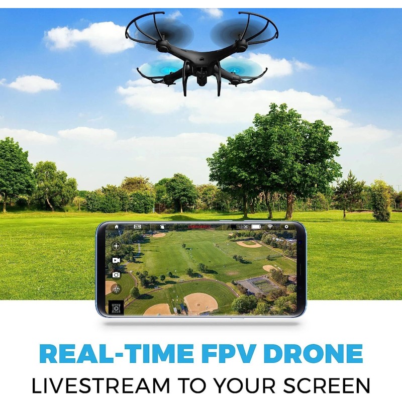 Force1 U45WF FPV RC Drone with Camera