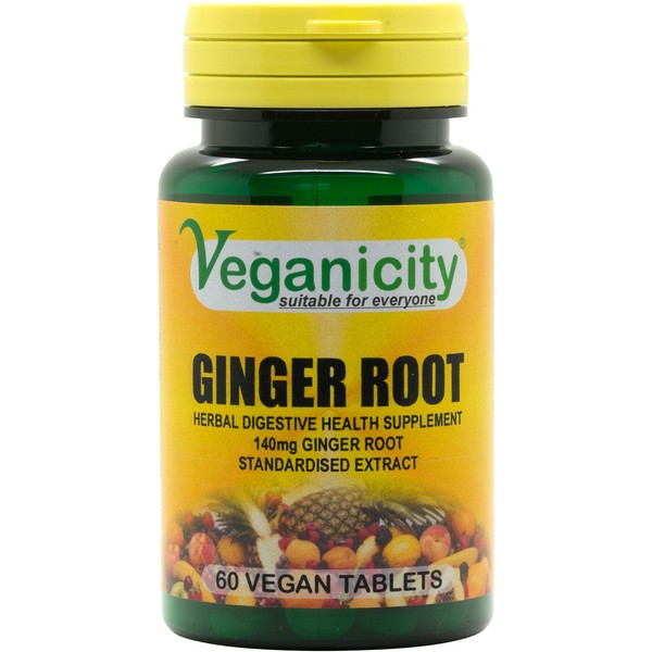 Ginger Root 550mg : Digestive and Joint Health Supplement :
