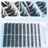 JIMIRE Wispy Lash Clusters Natural Eyelash Clusters Manga Cluster Eyelash